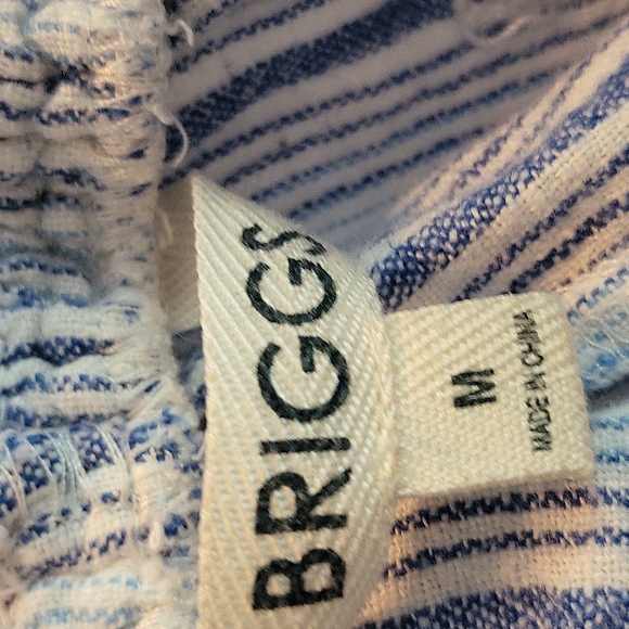 Briggs linen shorts with strings size m - Picture 2 of 5